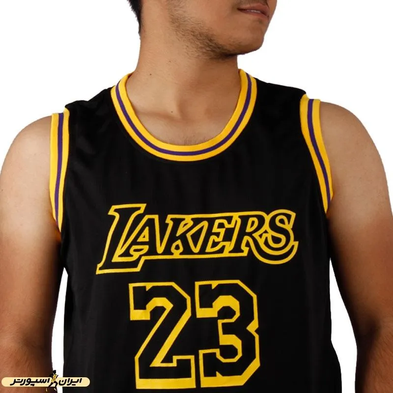 ست رکابی شلوارک بسکتبال Lakers