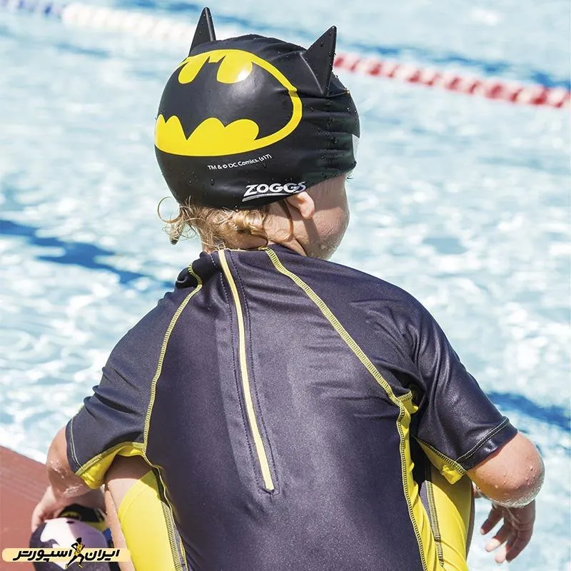 کلاه شنا بچه گانه زاگز Batman 3D SILICONE CAP HMK