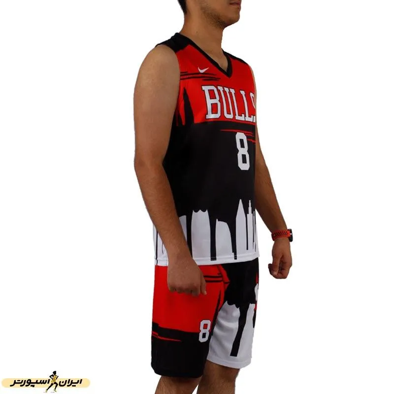 ست رکابی شلوارک بسکتبال Bulls NZD