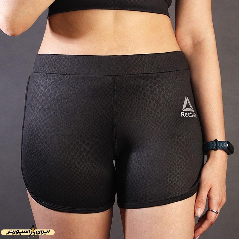 ست نیم تنه شورت زنانه طرح ریبوکمشکی ایران اسپورتر ست نیم تنه شورت زنانه طرح ریبوکمشکی ایران اسپورتر